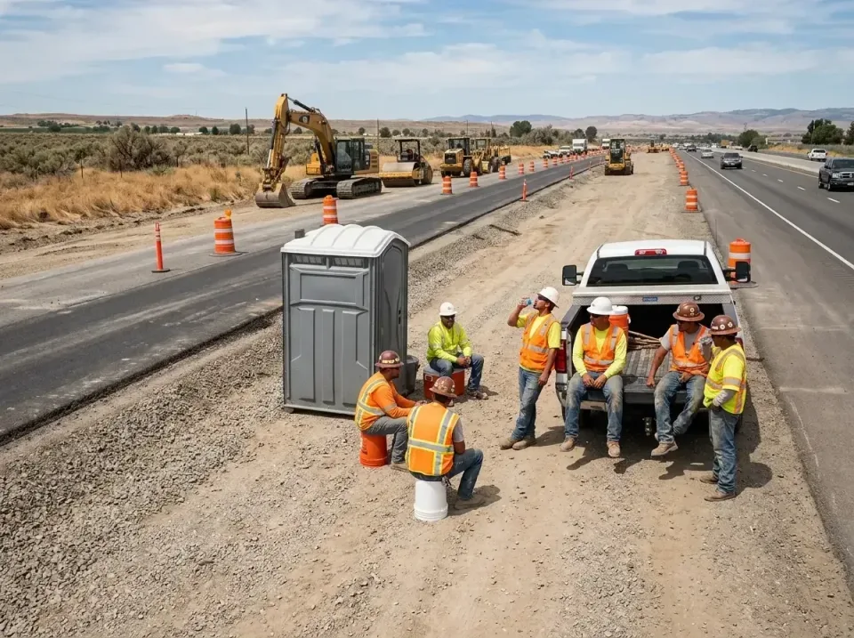 highway-road-construction-crew-007 — frequently asked questions, Porta Potty and Restroom Rentals in Parkway, CA
